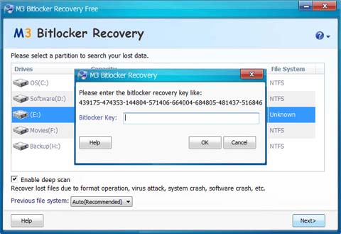 windows 7 bitlocker recovery key generator hp